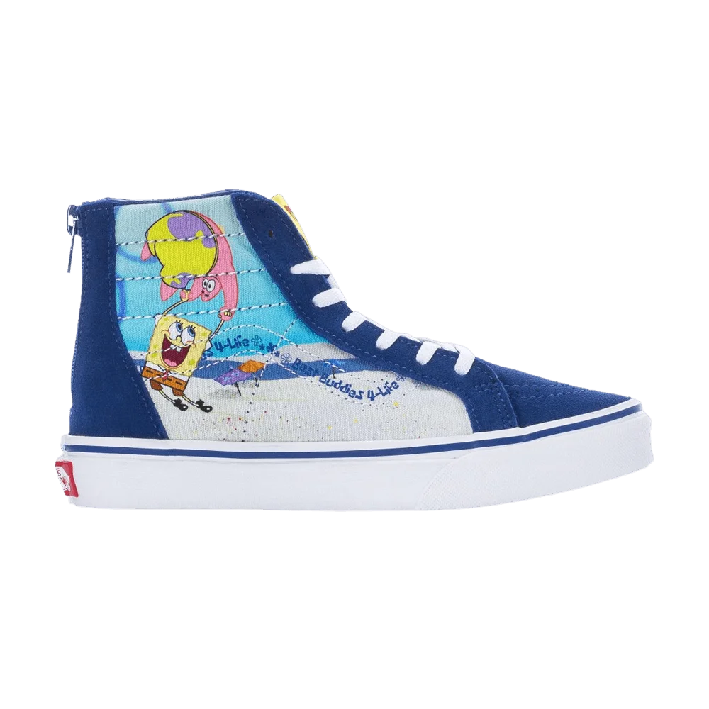 Кроссовки Vans SpongeBob SquarePants x Sk8-Hi Zip Kids 'Best Buddies 4 Life'