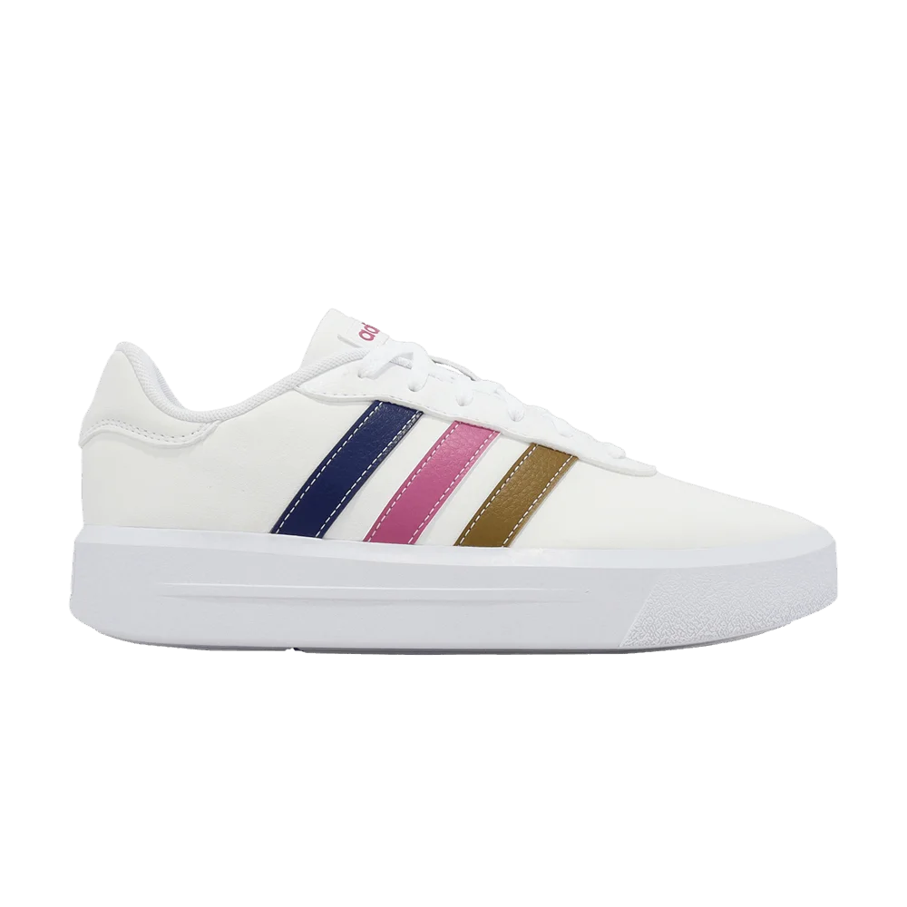 Кроссовки adidas Wmns Court Platform 'White Purple Pink Brown'