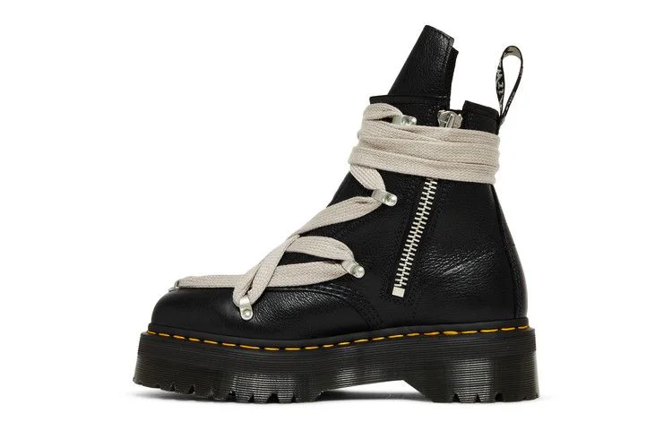 Rick Owens x Dr. Martens 1460 Quad Sole Pentagram Jumbo Lace Boot 'Black'