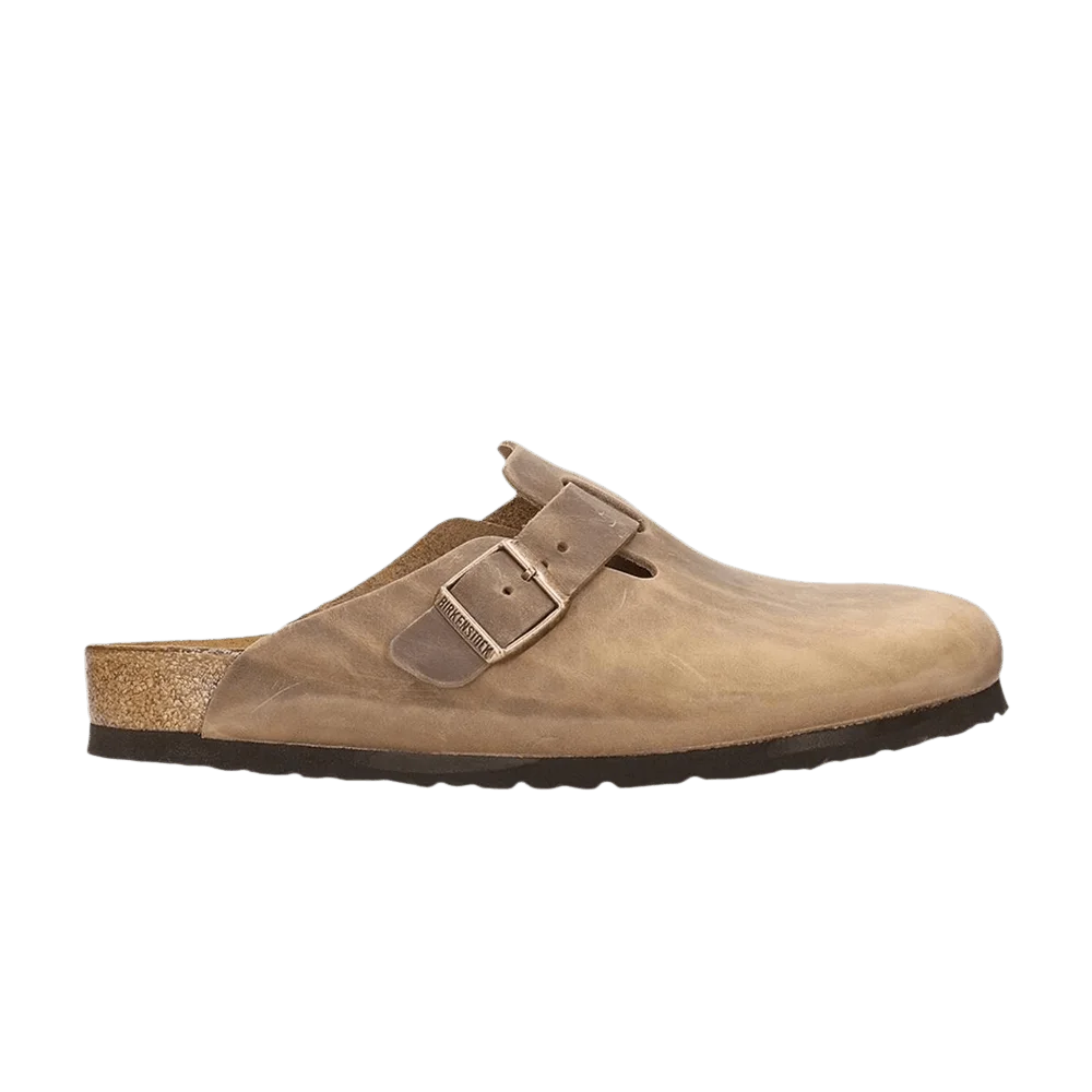 Сабо Birkenstock Boston Oiled Leather 'Tobacco'