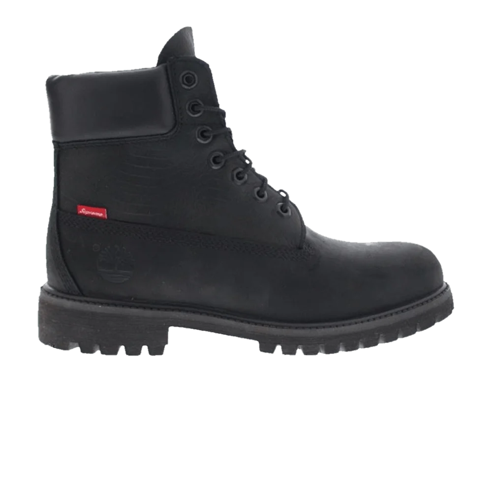 Supreme x Timberland 6 Inch Premium Waterproof Boot 'Black' Sample