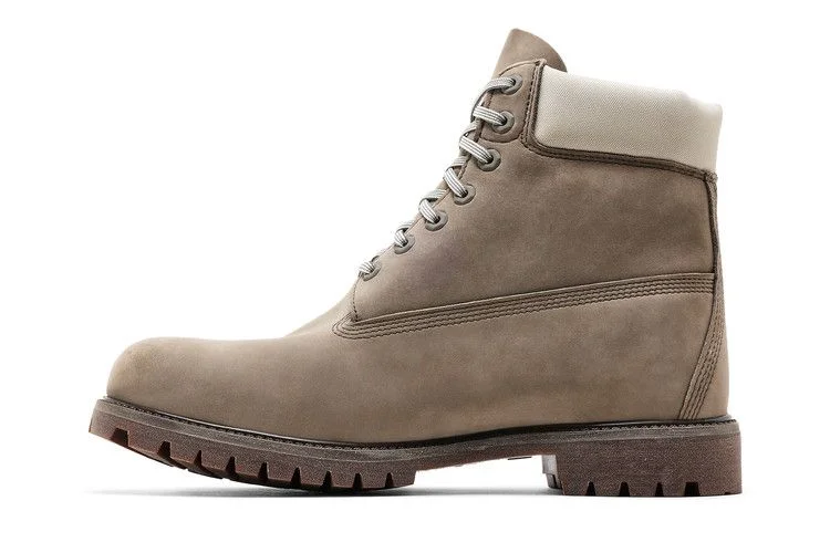 Timberland 6 Inch Premium Waterproof Boot 'Grey Nubuck Light Green'