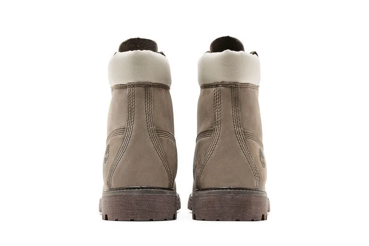 Timberland 6 Inch Premium Waterproof Boot 'Grey Nubuck Light Green'