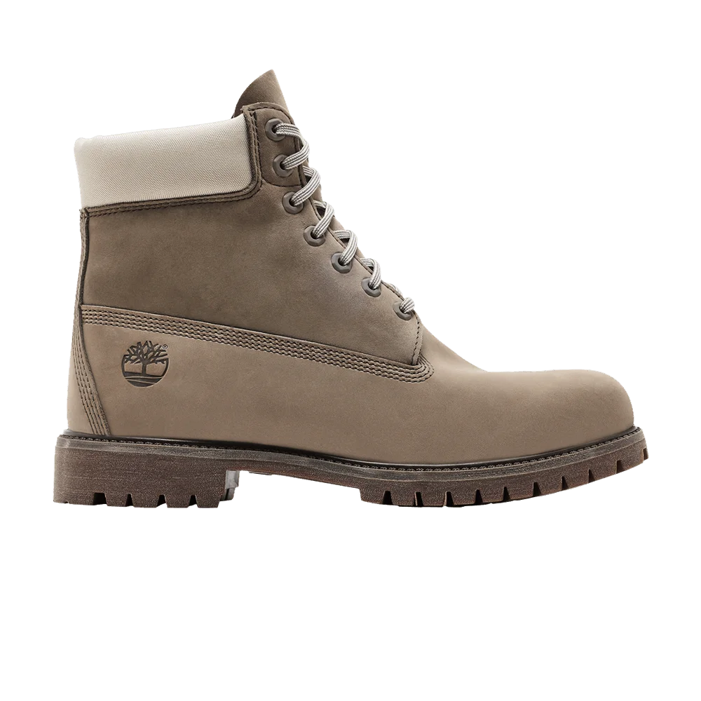 Timberland 6 Inch Premium Waterproof Boot 'Grey Nubuck Light Green'