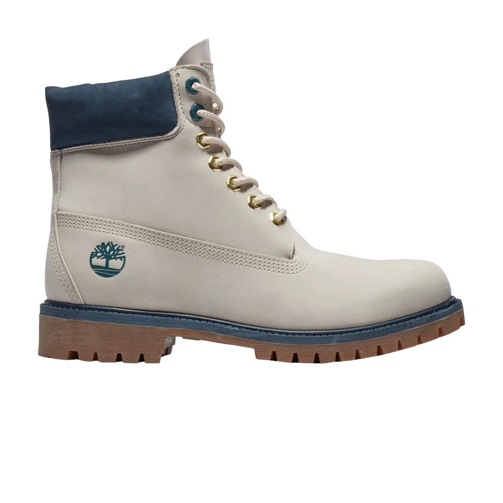 Timberland 6 Inch Premium Waterproof Boot 'White Navy'