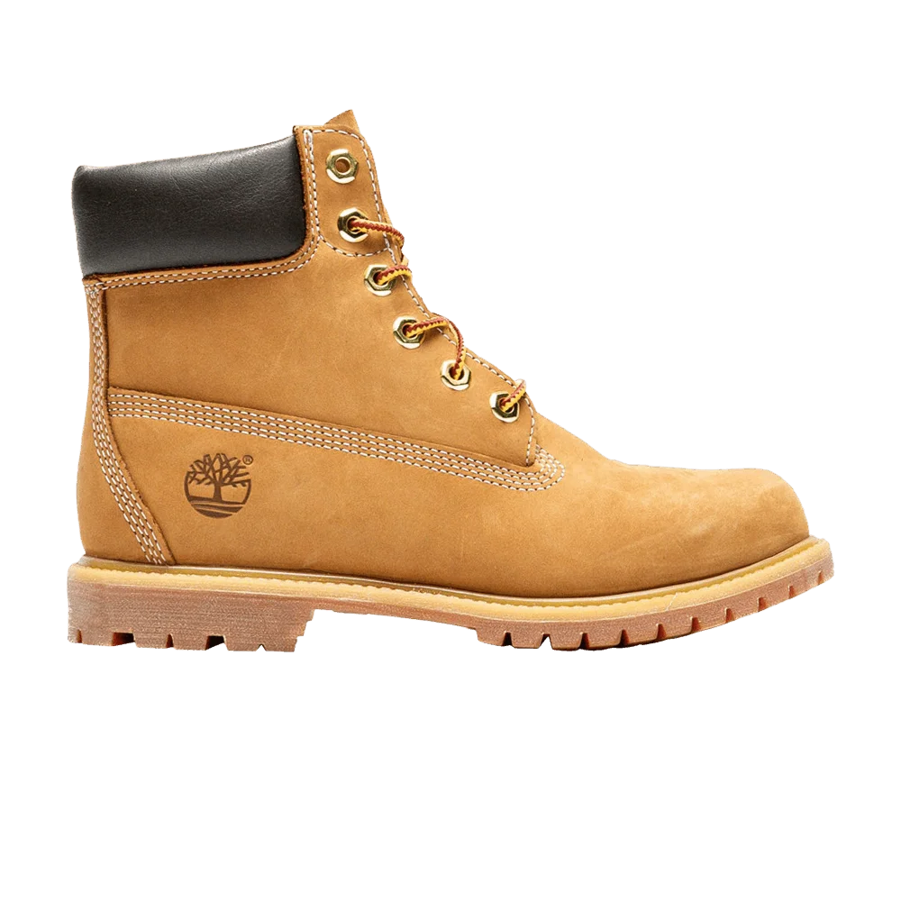 Timberland Wmns 6 Inch Lace Up Premium Waterproof Boot 'Wheat'