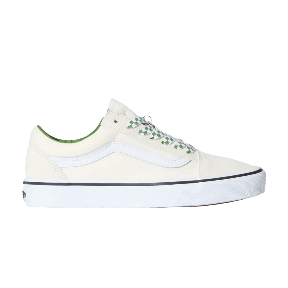 Vans Old Skool 'Checkerboard Lace - Marshmallow Green'