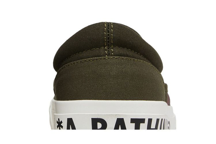 Кроссовки BAPE AAPE Slip-On 'Green Camo'