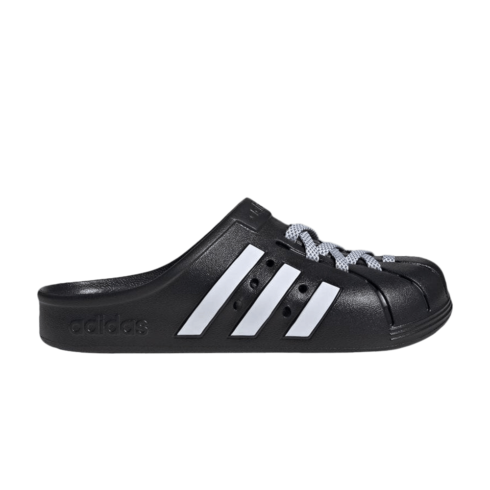 adilette-clog-black-white-laces-jh9848