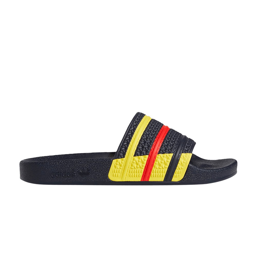 Кроссовки adidas Adilette Slide 'Legend Ink Red Yellow'