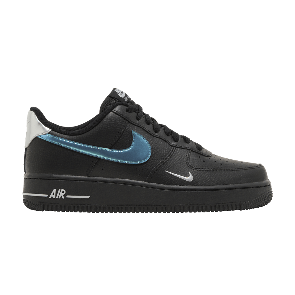 Кроссовки Nike Air Force 1 '07 'Black Blue Lightning'