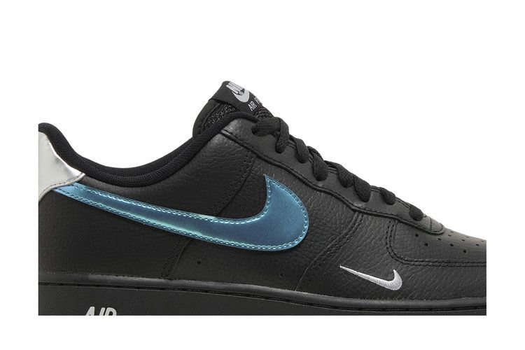 Кроссовки Nike Air Force 1 '07 'Black Blue Lightning'