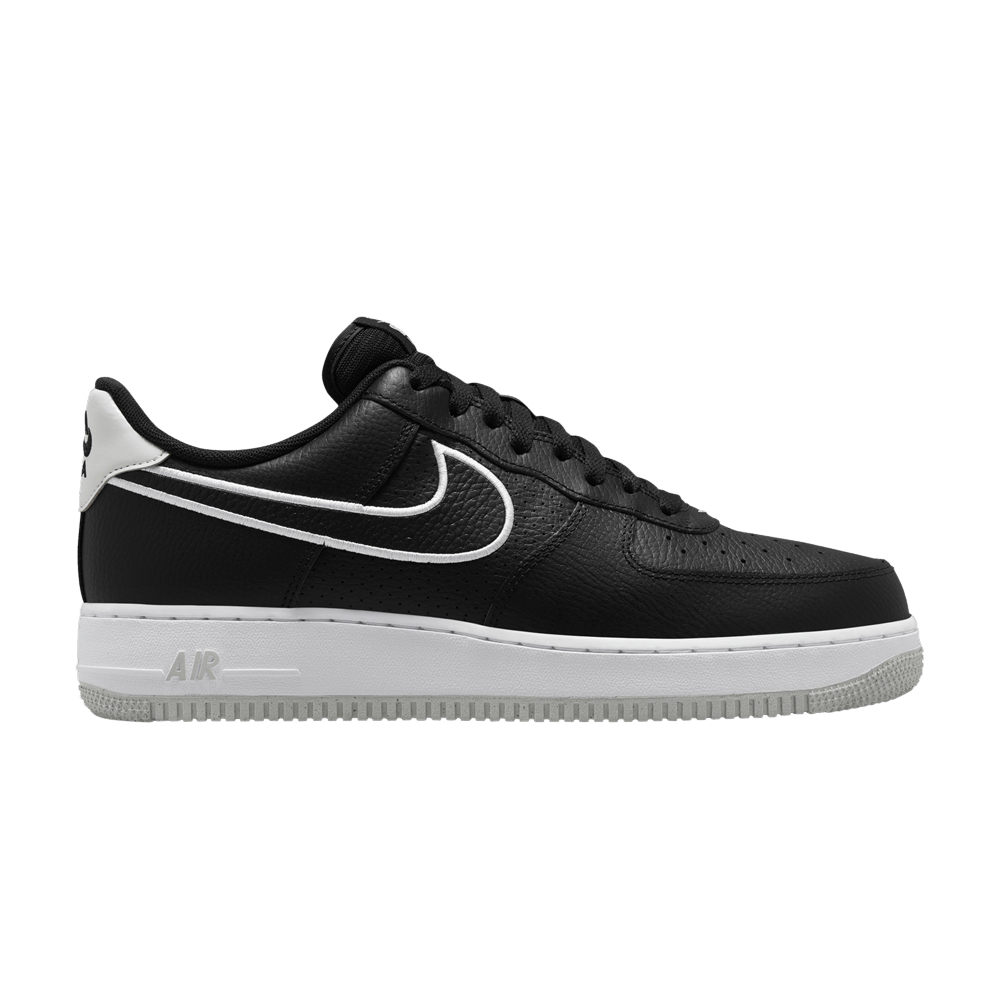 Кроссовки Nike Air Force 1 '07 'Embroidered Swoosh - Black'