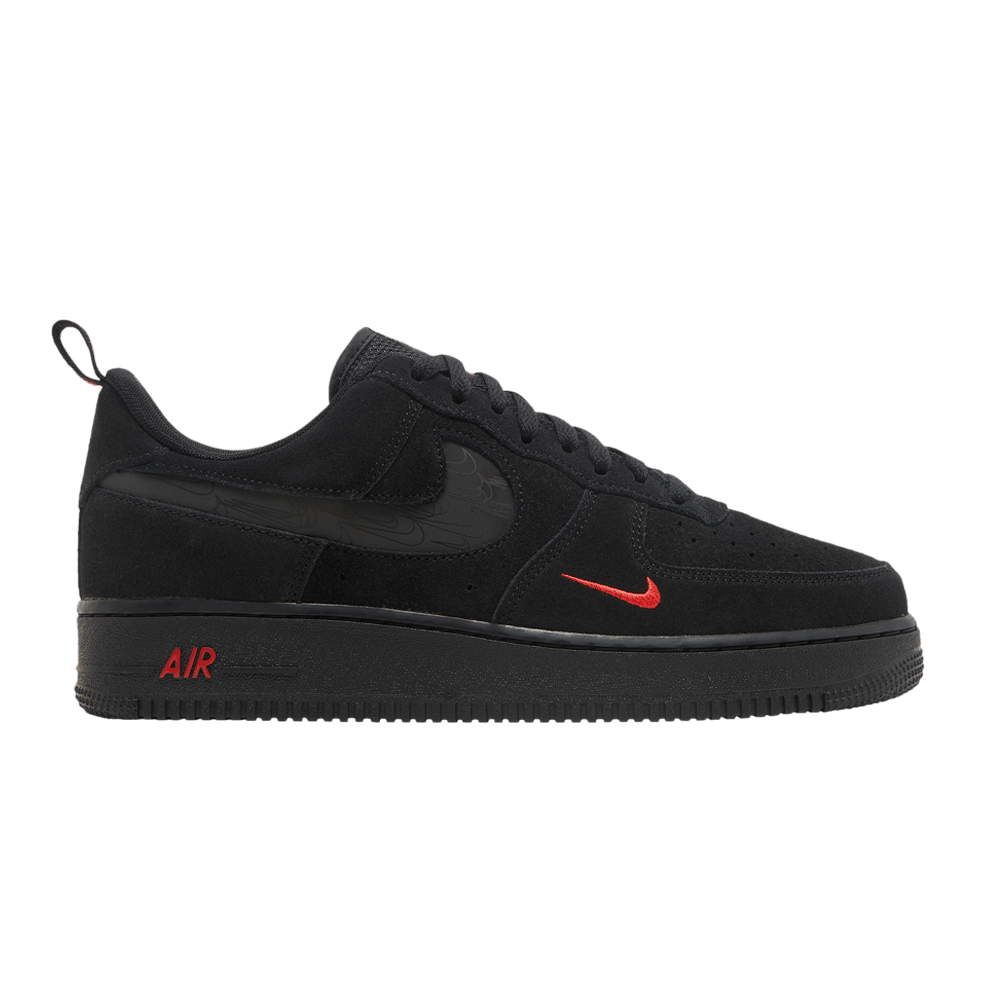 Кроссовки Nike Air Force 1 '07 LV8 'Reflective Swoosh - Black Crimson'