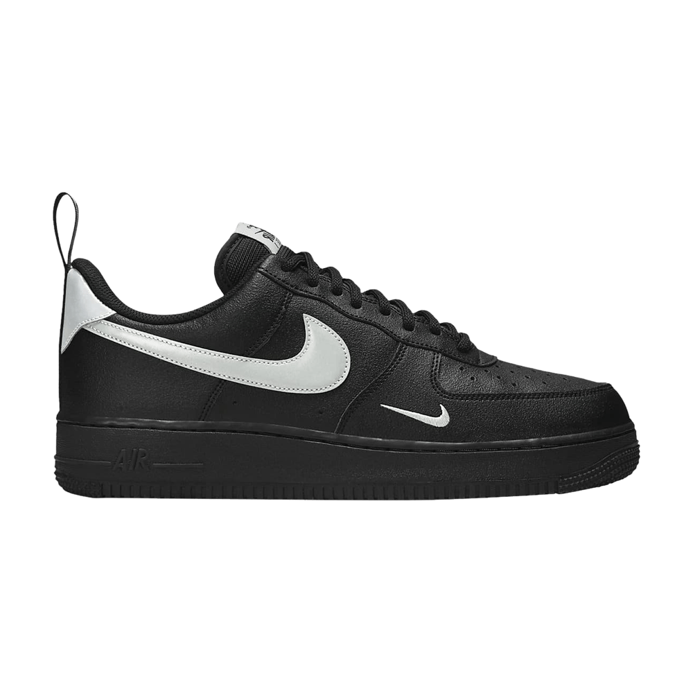 Кроссовки Nike Air Force 1 '07 LV8 UT 'Black Metallic Silver'