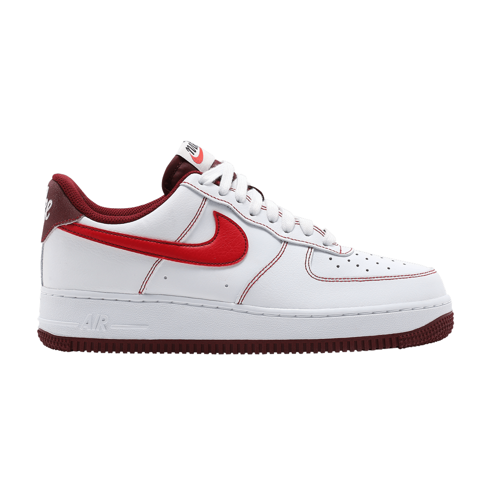 Кроссовки Nike Air Force 1 '07 'White University Red'