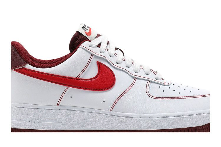 Кроссовки Nike Air Force 1 '07 'White University Red'