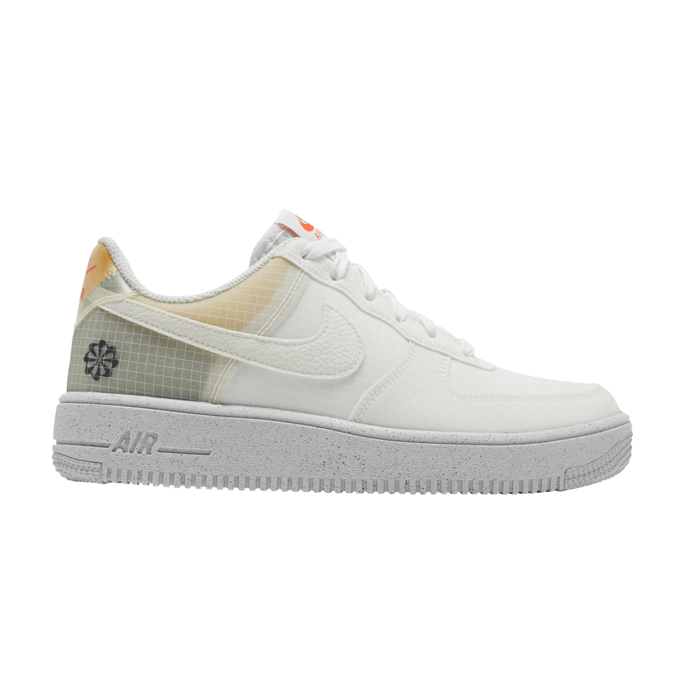 Кроссовки Nike Air Force 1 Crater GS 'Move To Zero - White Orange'