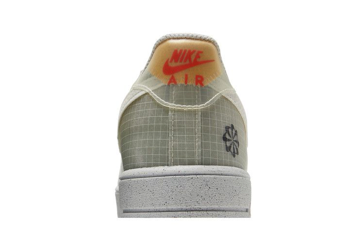 Кроссовки Nike Air Force 1 Crater GS 'Move To Zero - White Orange'