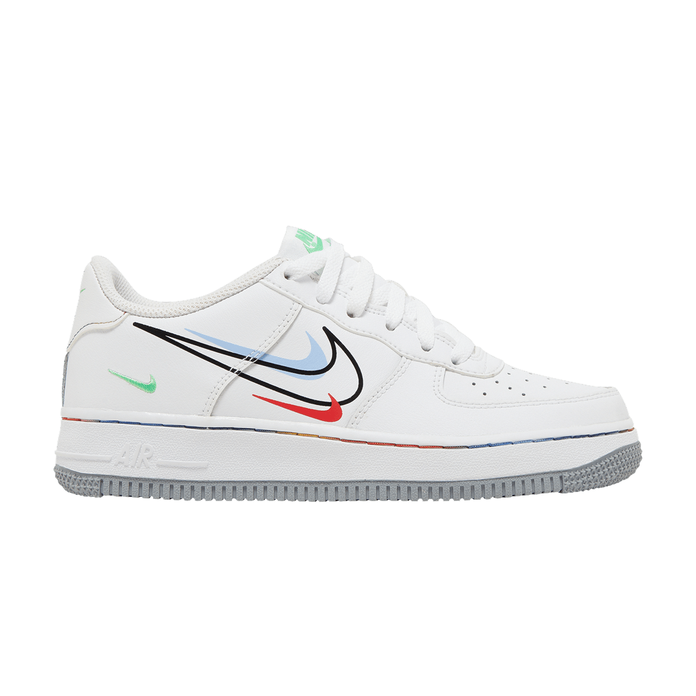 Кроссовки Nike Air Force 1 Low GS 'Multi Swoosh'