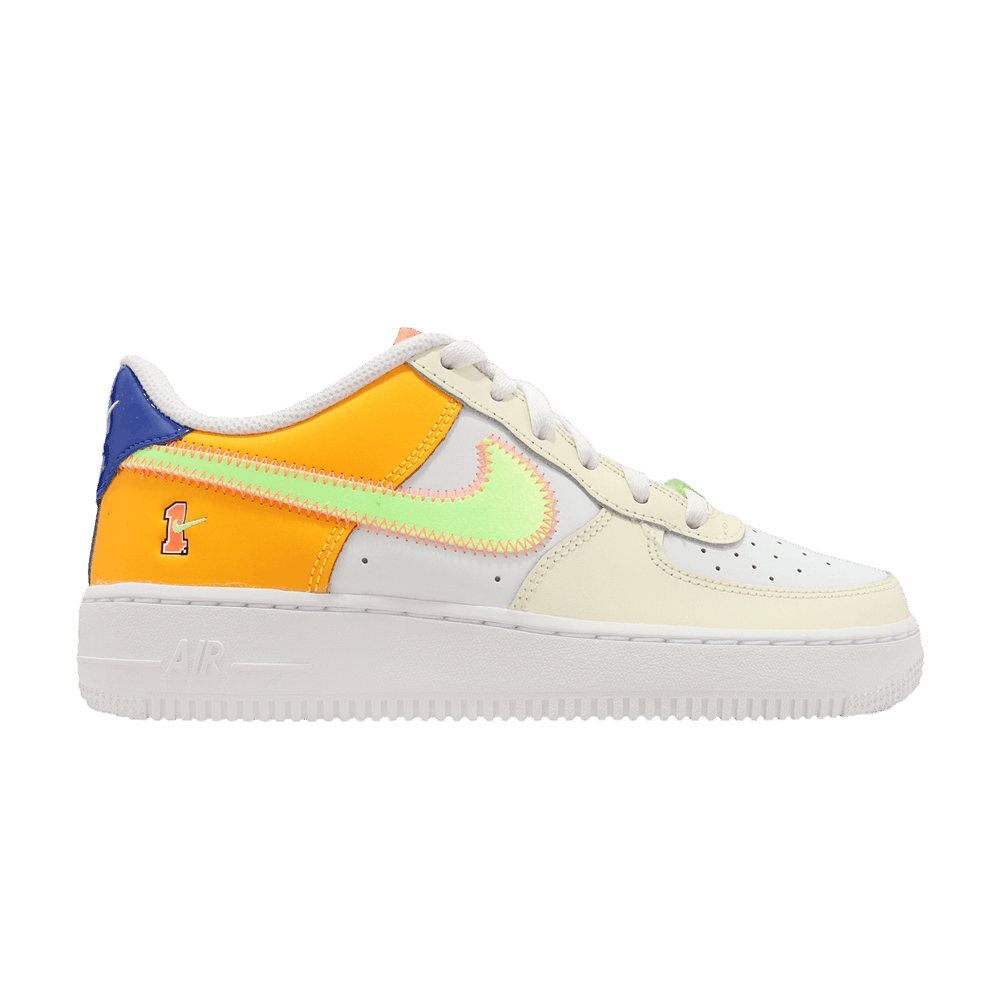 Кроссовки Nike Air Force 1 LV8 GS 'Player One - Laser Orange'
