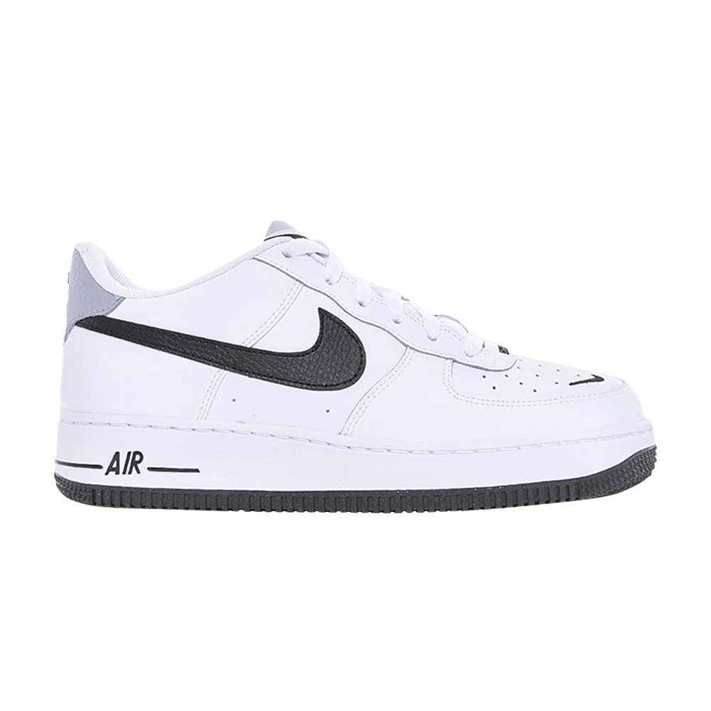 Кроссовки Nike Air Force 1 LV8 GS 'White Black Mini Swoosh'