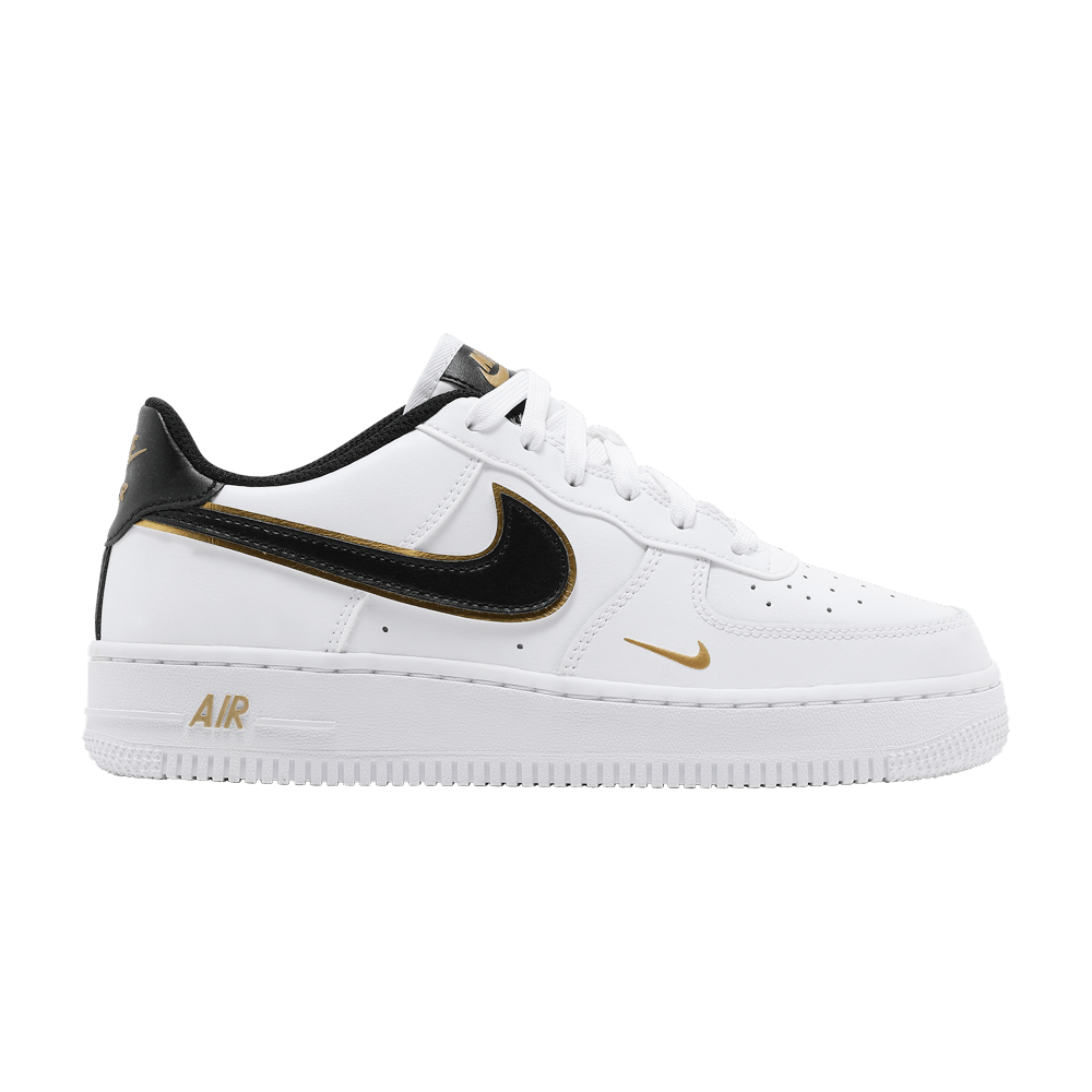 Кроссовки Nike Air Force 1 LV8 GS 'White Metallic Gold'