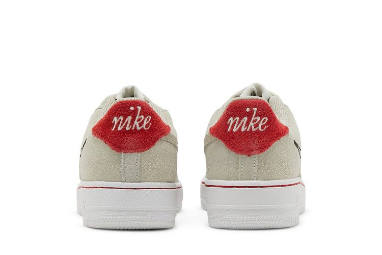 Кроссовки Nike Air Force 1 LV8 S50 GS 'Light Stone University Red'
