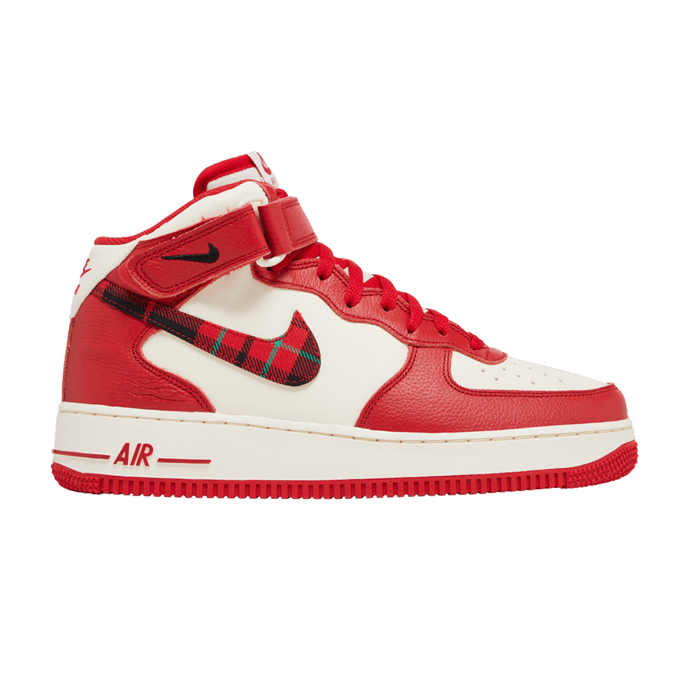 Кроссовки Nike Air Force 1 Mid '07 LX 'Red Plaid'