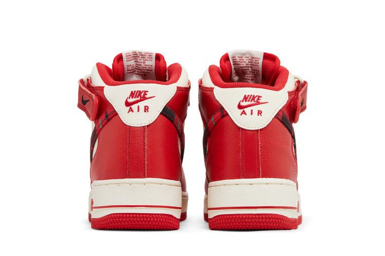 Кроссовки Nike Air Force 1 Mid '07 LX 'Red Plaid'