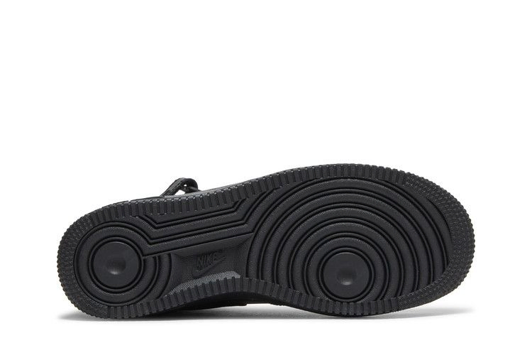 Кроссовки Nike Air Force 1 Mid LE GS 'Triple Black'