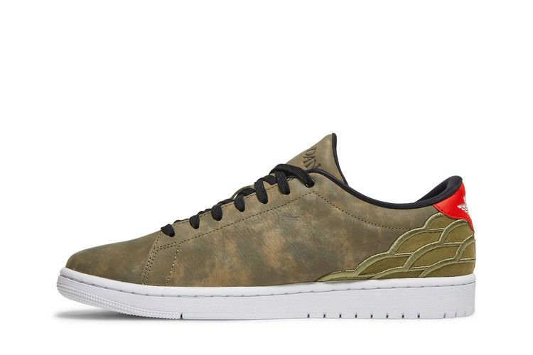 Кроссовки Air Jordan 1 Centre Court 'Oil Green'