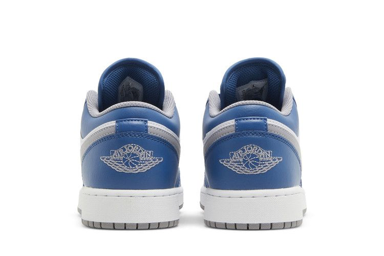 Кроссовки Air Jordan 1 Low GS 'True Blue Cement'