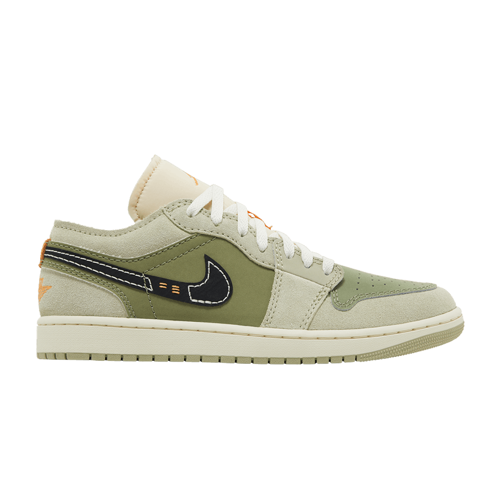 Кроссовки Air Jordan 1 Low SE Craft 'Light Olive'