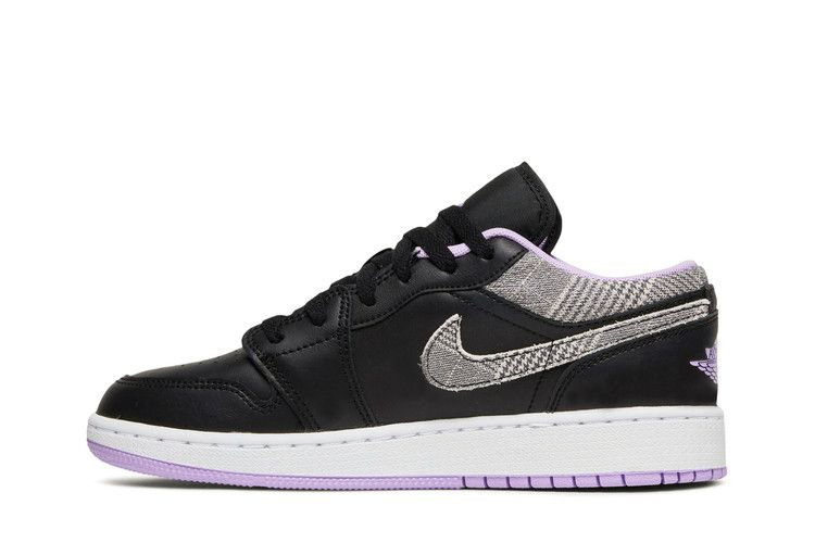 Кроссовки Air Jordan 1 Low SE GS 'Houndstooth'