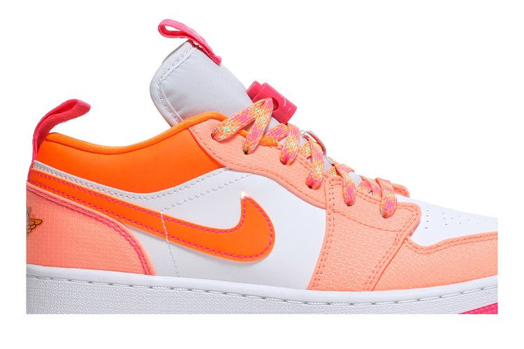 Кроссовки Air Jordan 1 Low Utility GS 'Crimson Pulse'