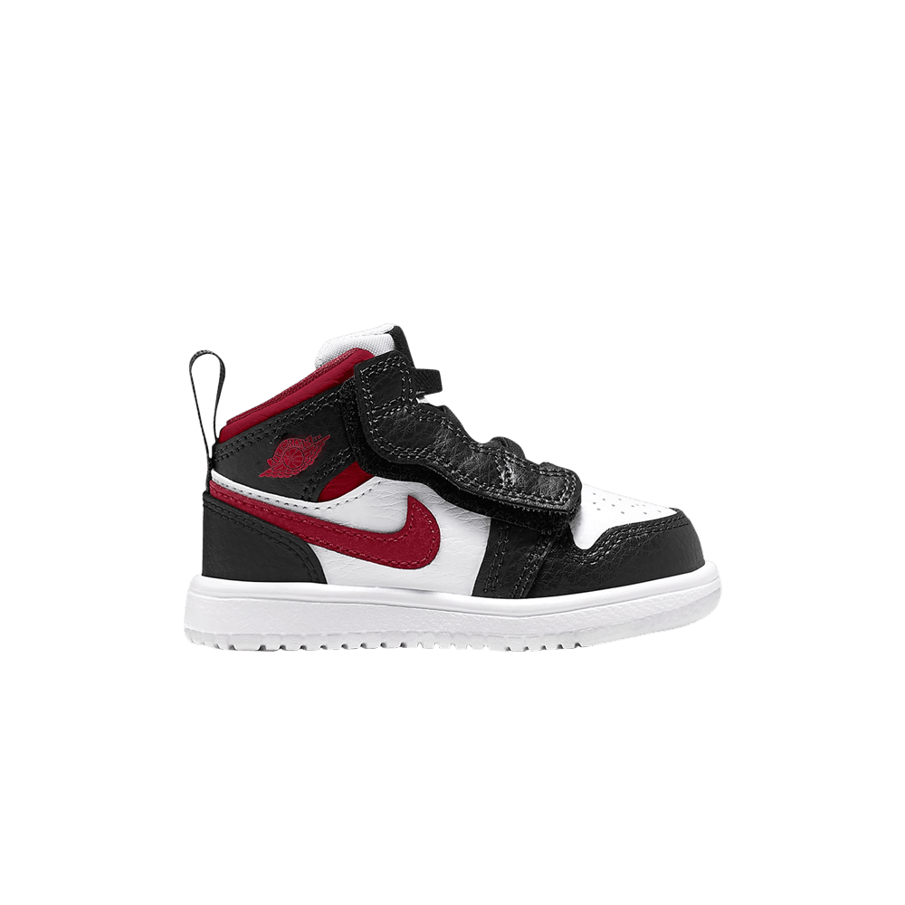 Кроссовки Air Jordan 1 Mid ALT TD 'Black Gym Red'