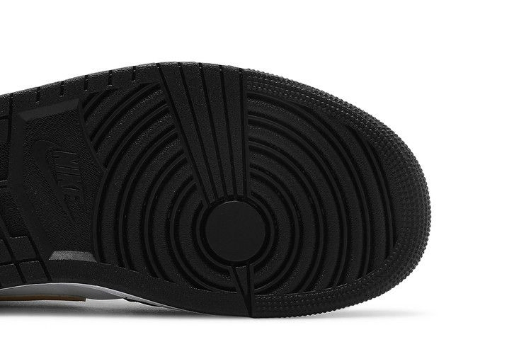 Кроссовки Air Jordan 1 Mid 'Black University Gold'