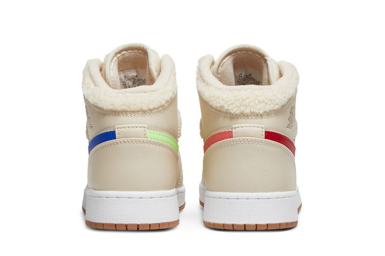 Кроссовки Air Jordan 1 Mid Utility GS 'Fleece'