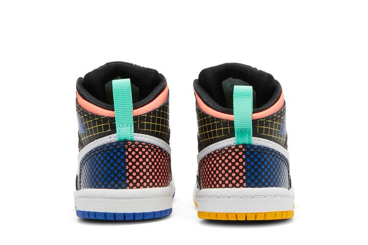 Кроссовки Air Jordan 1 Mid MMD TD 'Multi Grid'