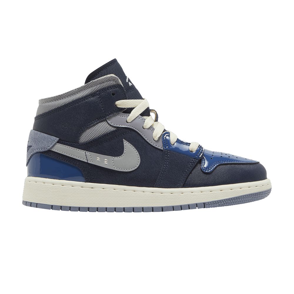 Кроссовки Air Jordan 1 Mid SE Craft GS 'Inside Out - Obsidian'