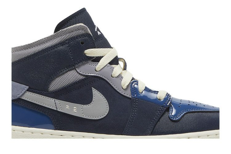 Кроссовки Air Jordan 1 Mid SE Craft GS 'Inside Out - Obsidian'