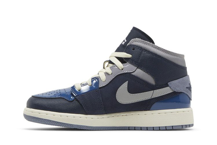 Кроссовки Air Jordan 1 Mid SE Craft GS 'Inside Out - Obsidian'