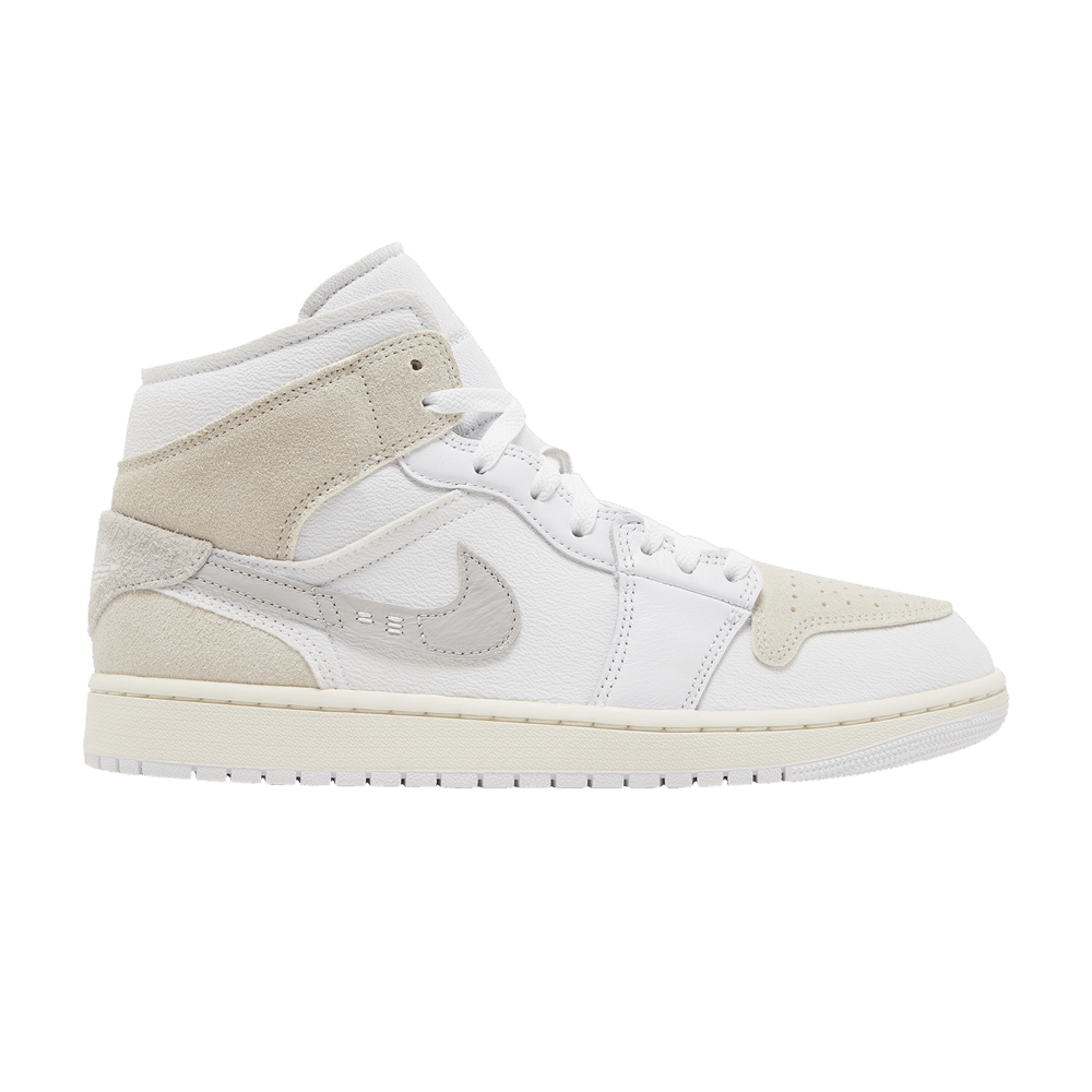 Кроссовки Air Jordan 1 Mid SE Craft 'Inside Out - White Sail'