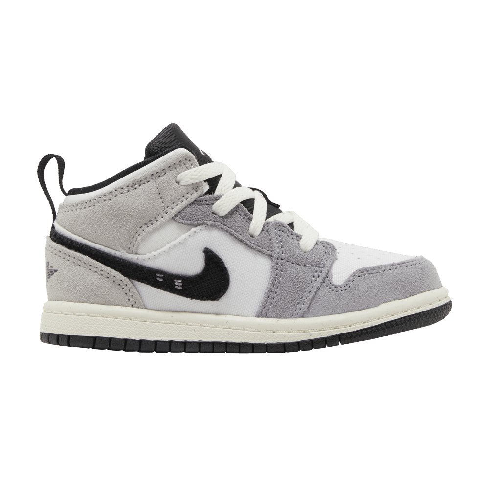 Кроссовки Air Jordan 1 Mid SE Craft TD 'Inside Out - Cement Grey'
