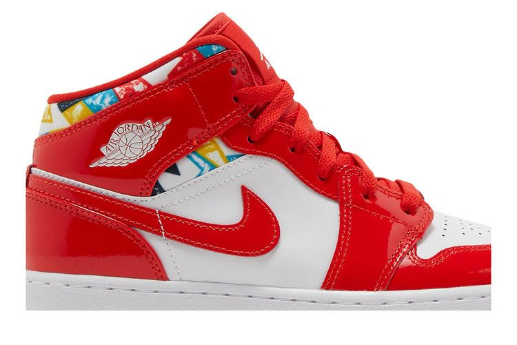 Кроссовки Air Jordan 1 Mid SE GS 'Barcelona Sweater'