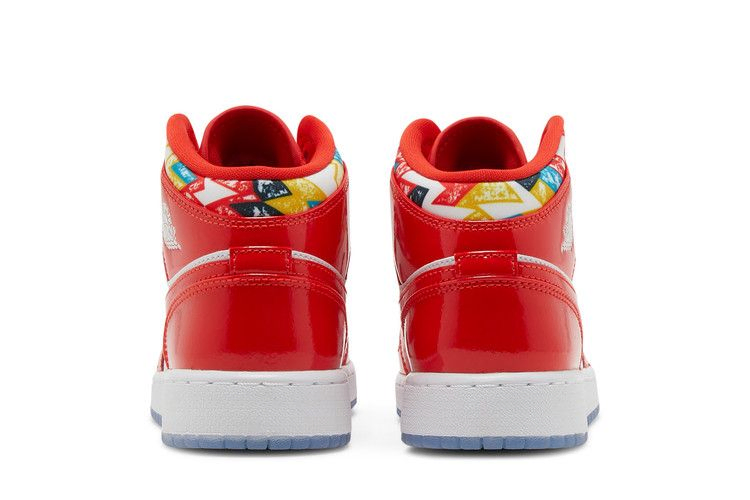 Кроссовки Air Jordan 1 Mid SE GS 'Barcelona Sweater'