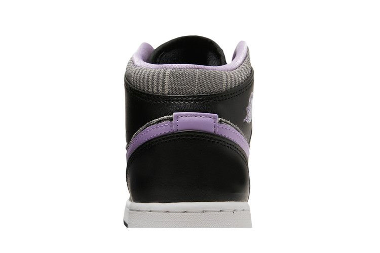 Кроссовки Air Jordan 1 Mid SE GS 'Houndstooth'