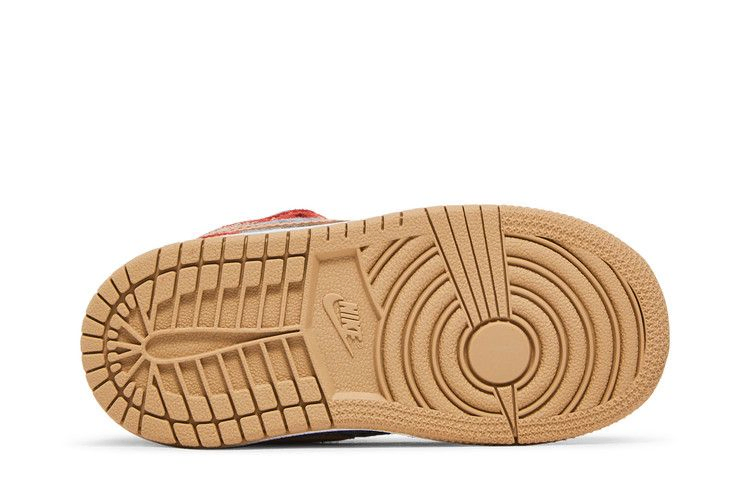 Кроссовки Air Jordan 1 Mid SE TD 'Denim Red'