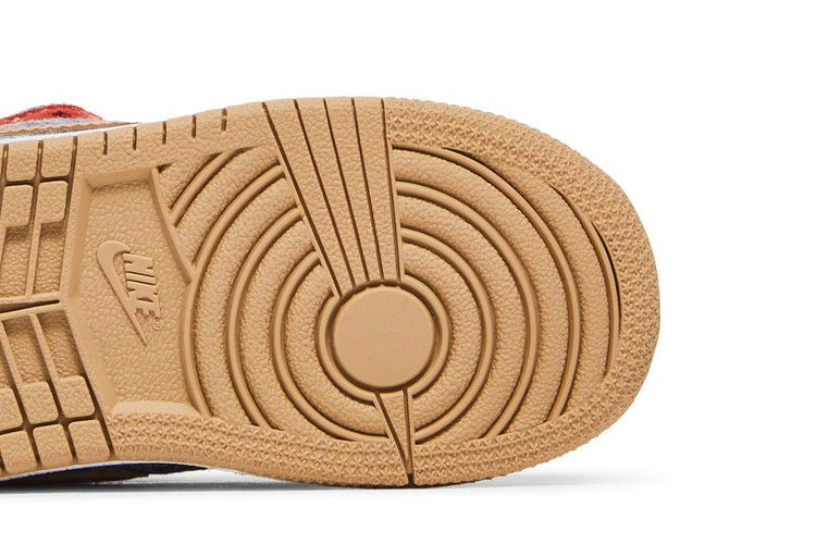 Кроссовки Air Jordan 1 Mid SE TD 'Denim Red'